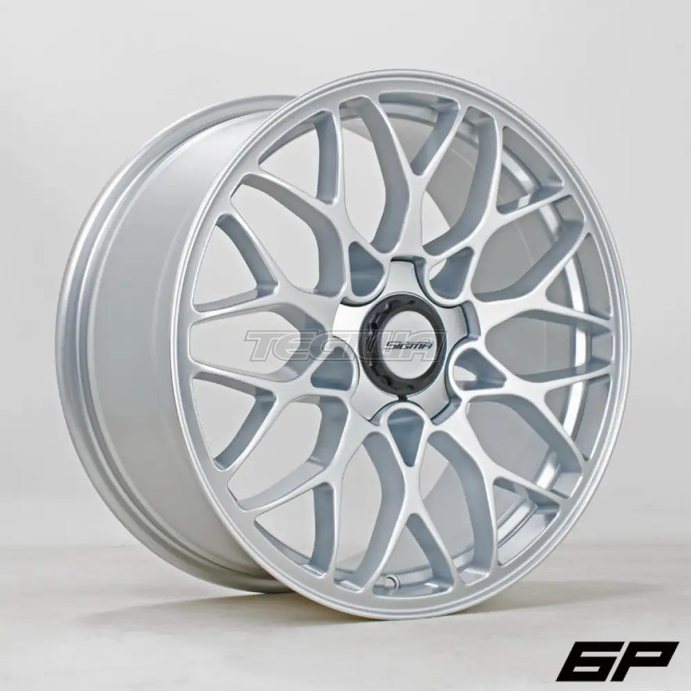 6Performance Sigma Alloy Wheel 18x8.5 ET40 5x112 Silver 66.45mm CB Alloy Wheels