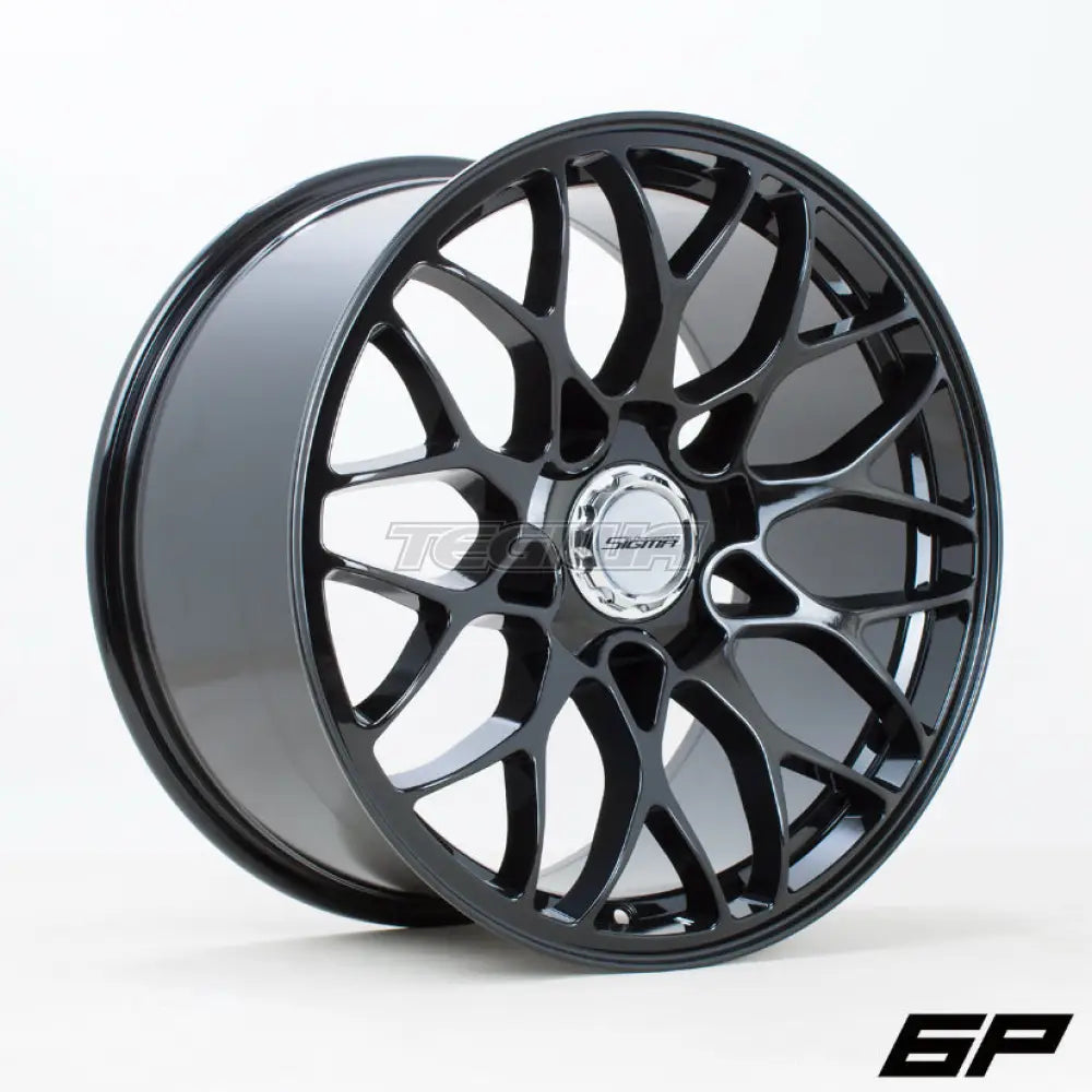 6Performance Sigma Alloy Wheel 18x9.5 ET35 5x120 Black 72.6mm CB Alloy Wheels