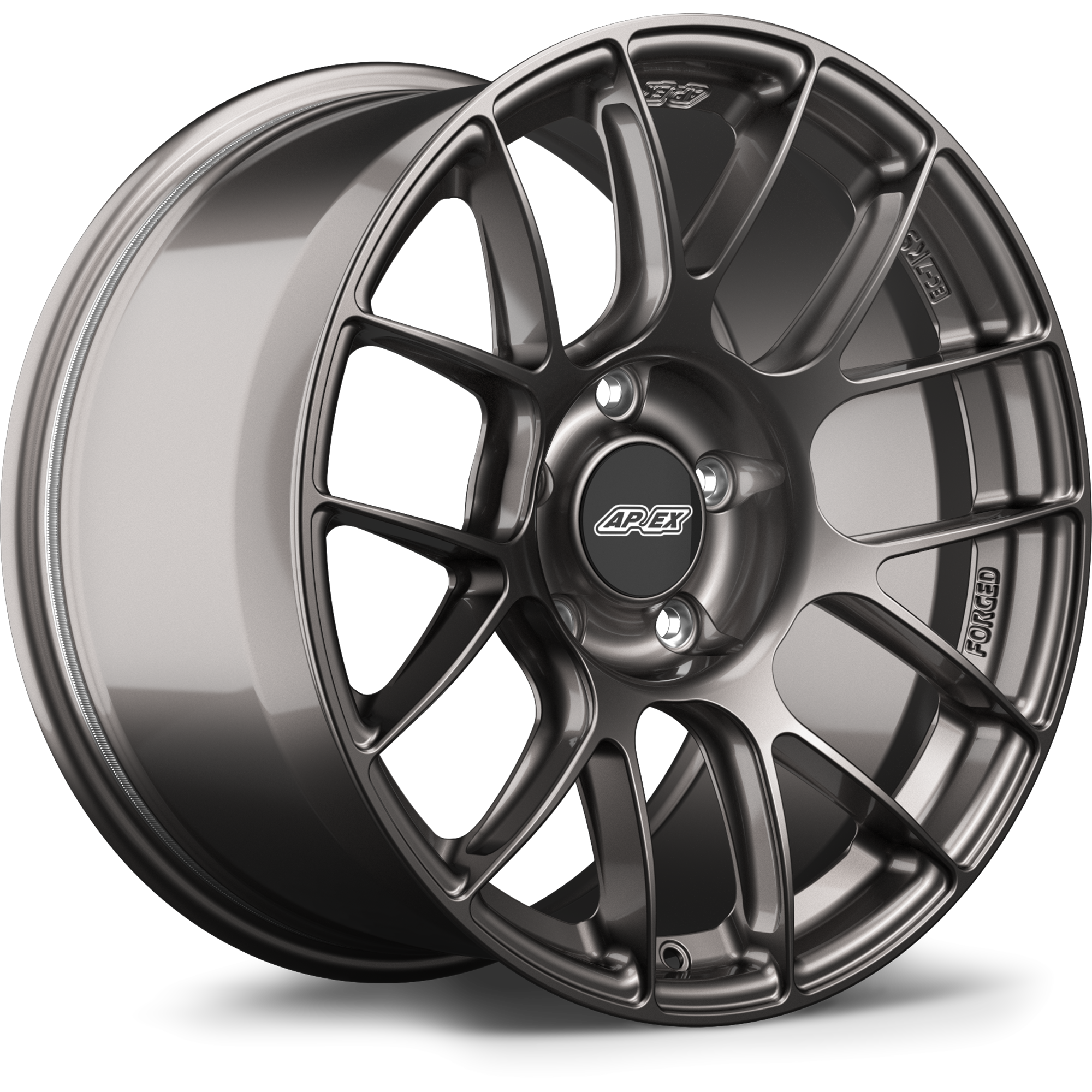 Apex EC-7RS Forged Alloy Wheel 18x11 ET52 5x114.3 Anthracite 70.5mm CB