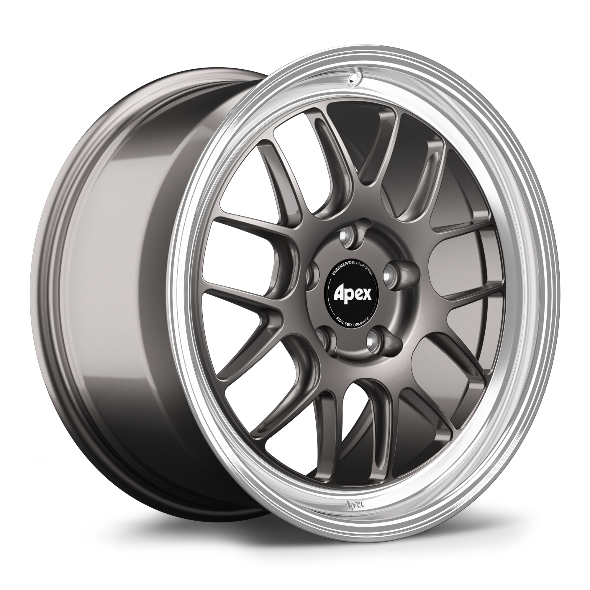 Apex ML-7RT Forged Alloy Wheel 18x9 ET46 5x130mm - Machined Lip - Anthracite 71.6mm CB