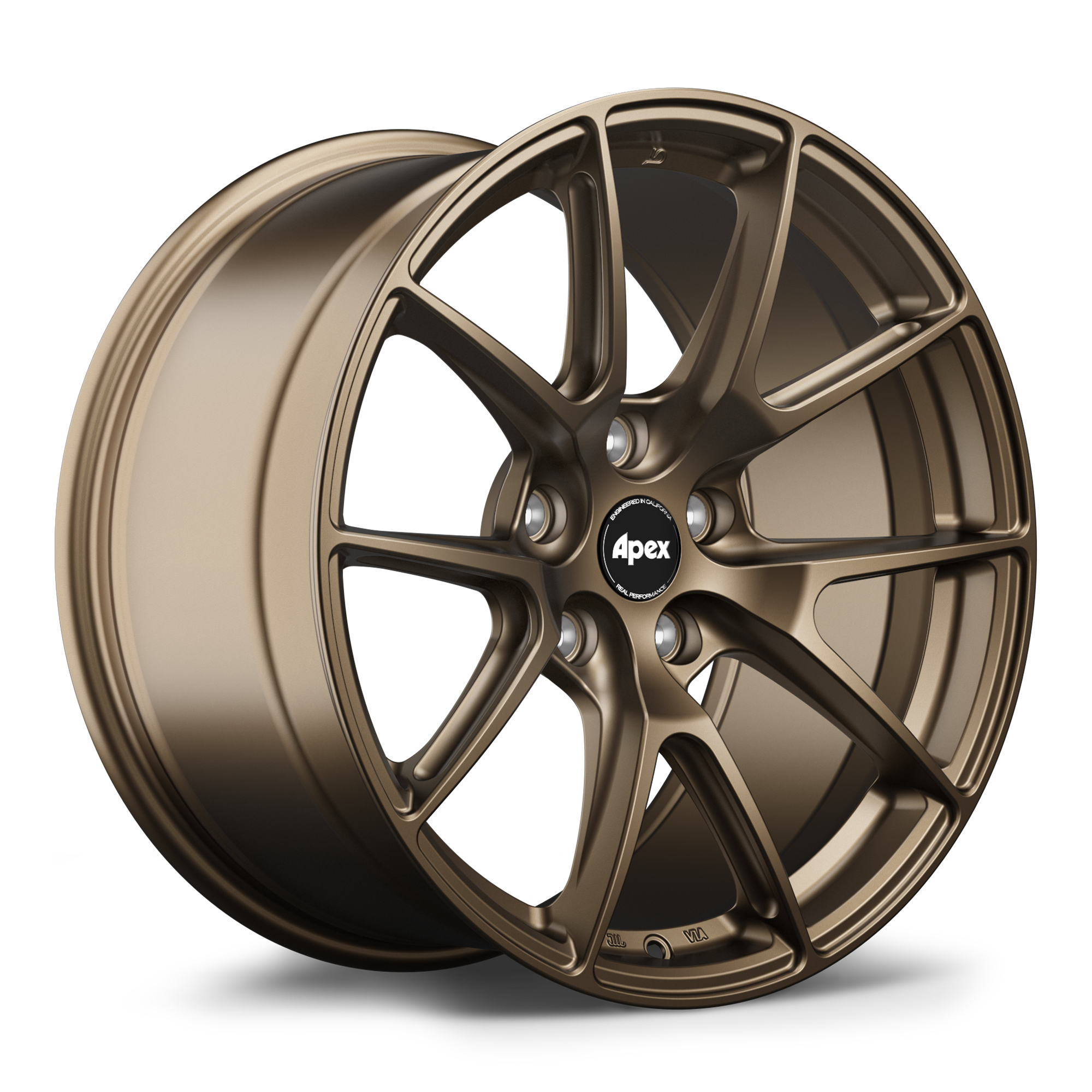 Apex VS-5 Alloy Wheel 18x9 ET35 5x114.3 Satin Bronze 73.1mm CB