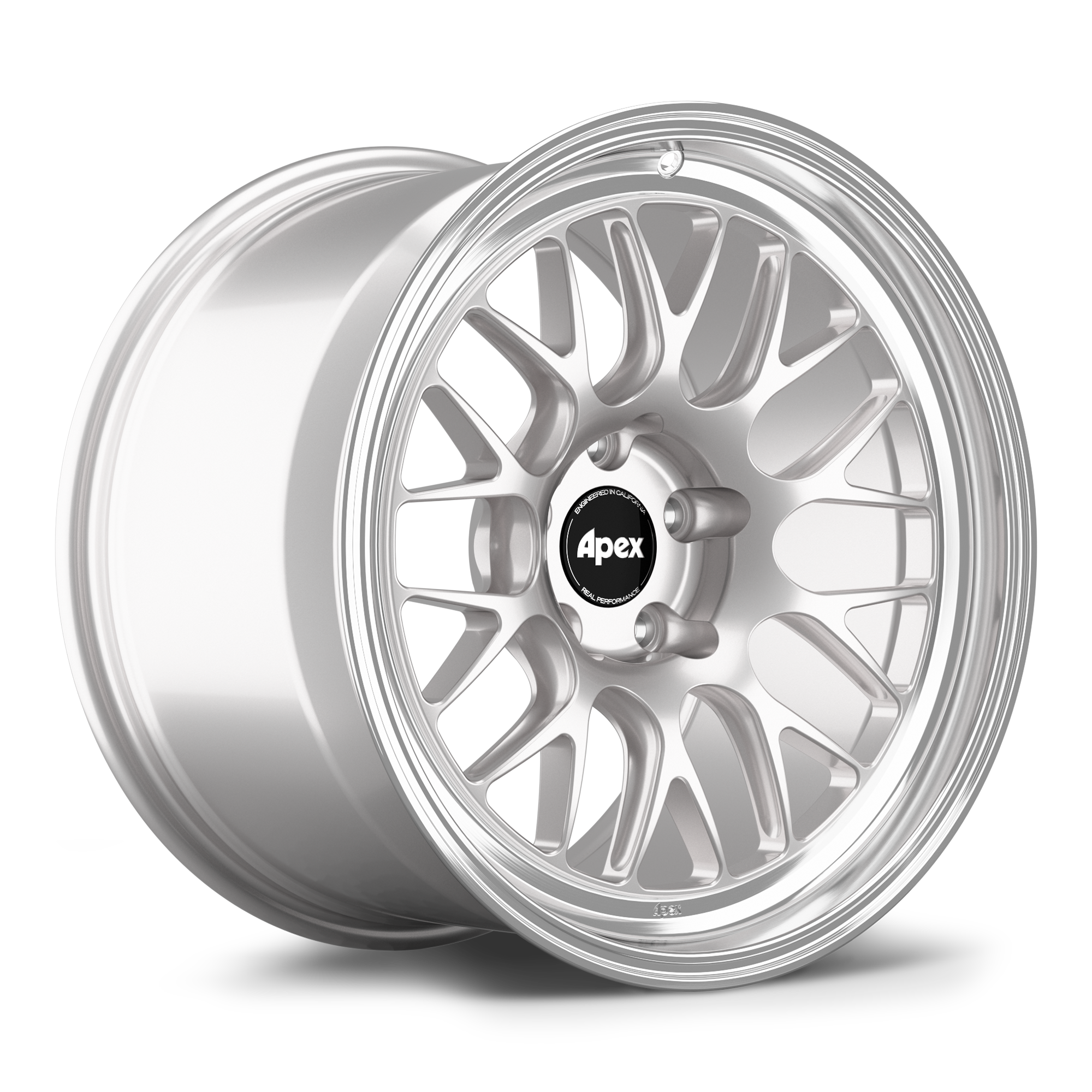 Apex ML-10RT Forged Alloy Wheel 18x10.5 ET22 5x120 Race Silver - Machined Lip 72.56mm CB