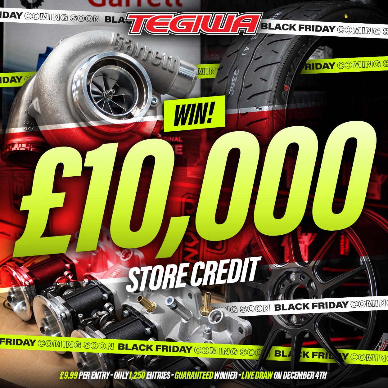 Win! £10,000 Tegiwa.com Store Credit