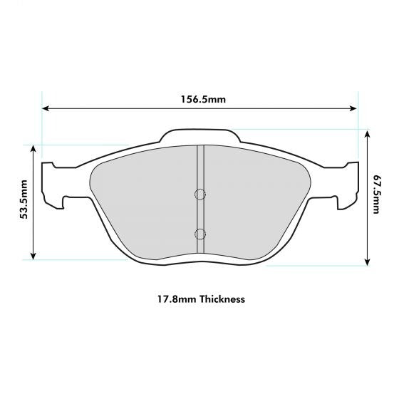 PBS ProRace Brake Pads 8197PR - Front
