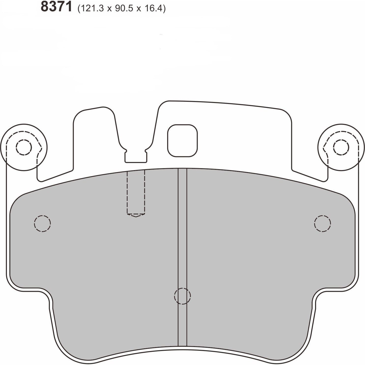 PBS ProRace Brake Pads 8371PR - Front
