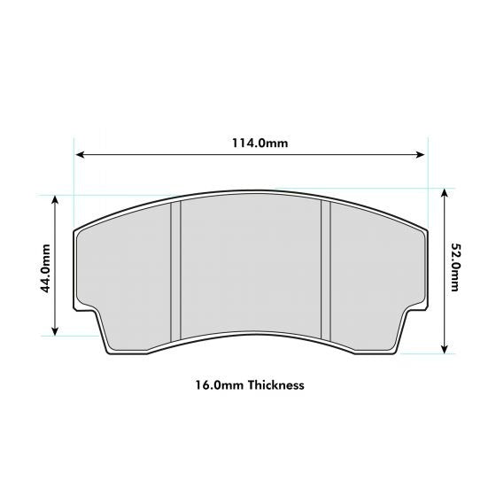PBS ProRace Brake Pads 8495PR