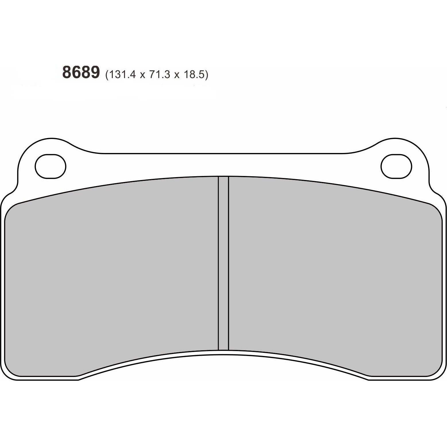 PBS ProRace Brake Pads 8689PR - Rear