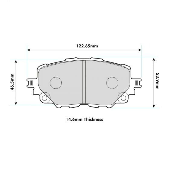 PBS ProRace Brake Pads 8745PR - Front