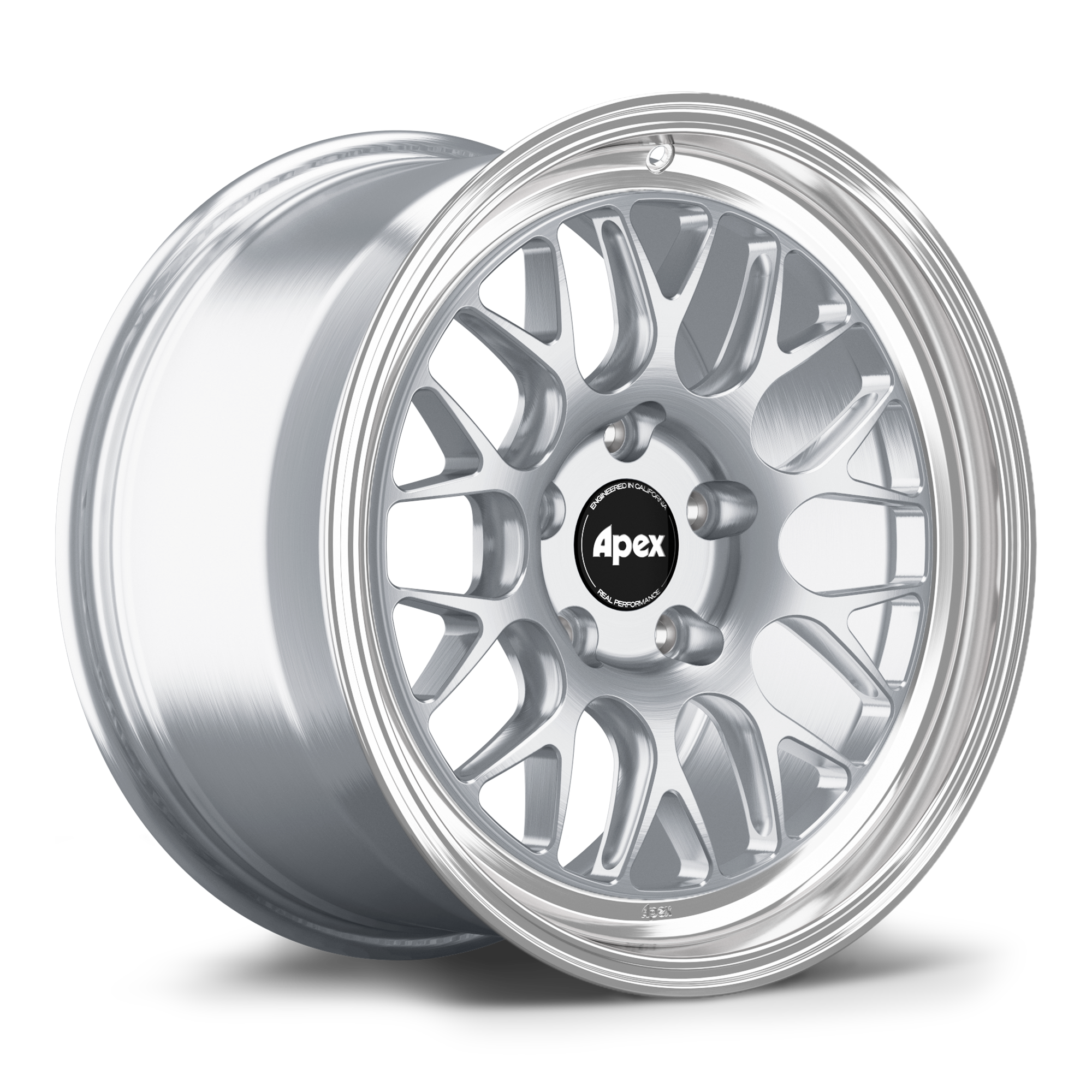 Apex ML-10RT Forged Alloy Wheel 17x9 ET30 5x120 Brushed Clear - Machined Lip 72.56mm CB