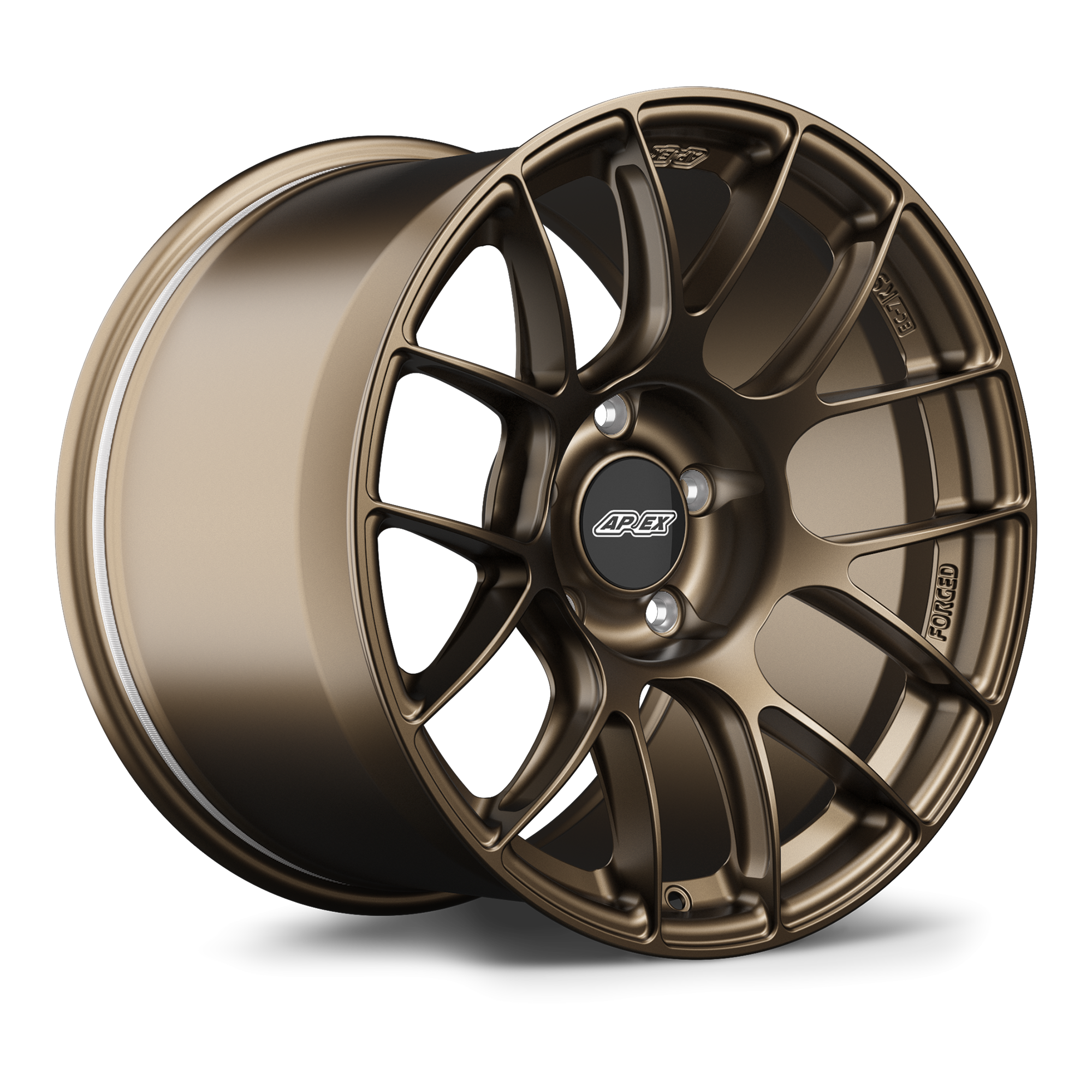 Apex EC-7RS Forged Alloy Wheel 18x10 ET25 5x120 Satin Bronze 72.56mm CB