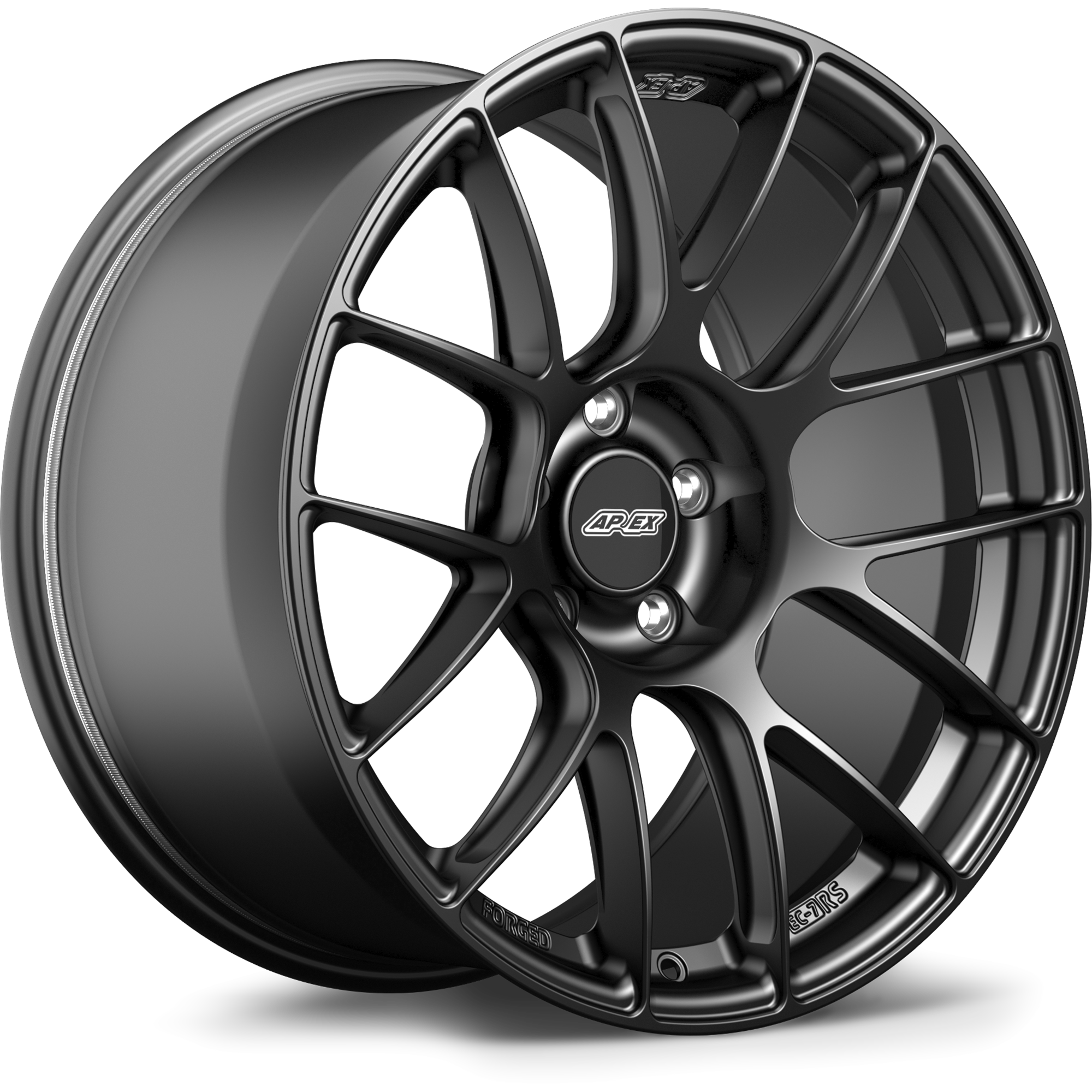 Apex EC-7RS Forged Alloy Wheel 19x11 ET44 5x120 Satin Black 72.56mm CB