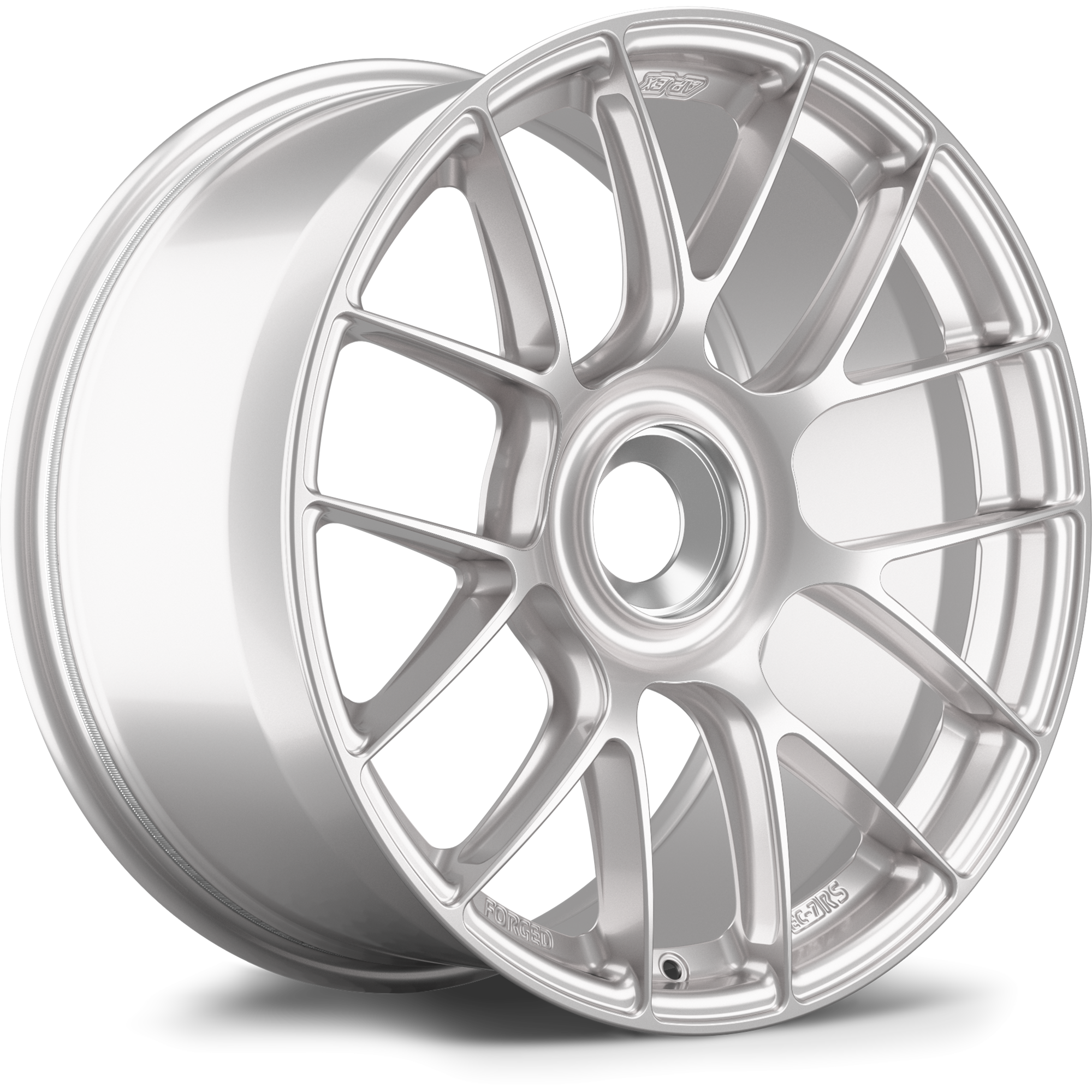 Apex EC-7RS Forged Alloy Wheel 19x11 ET48 PSCL Race Silver 101mm CB