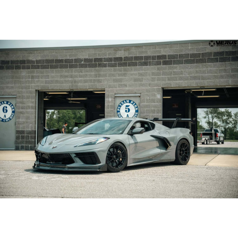 Verus Front Splitter Kit Aluminum Air Dam Corvette Stingray C8