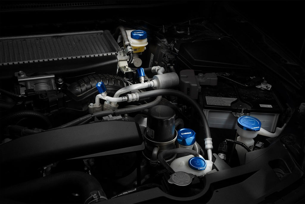 Verus Anodized Engine Bay Cap Kit Honda Civic Type R FL5