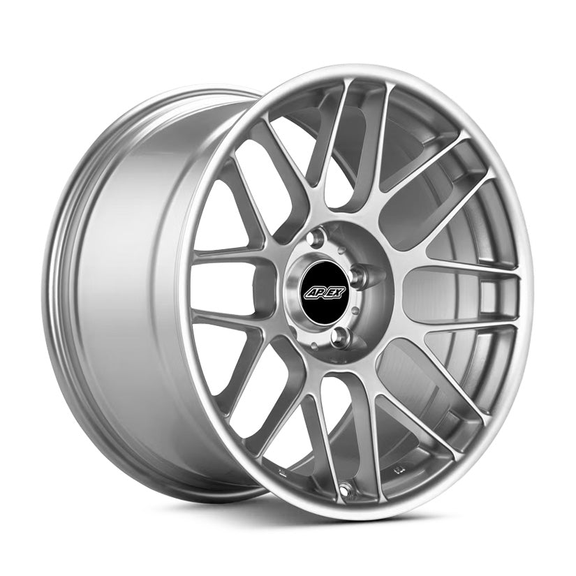 Apex ARC-8 Alloy Wheel 17x8 ET20 5x120 Race Silver 72.56mm CB