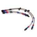 EBC Braided Steel Brake Lines - BLA2167-4L - Front & Rear