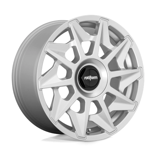 Rotiform R124 CVT Alloy Wheel 18x8.5 ET45 5x112 Gloss Silver 66.56mm CB