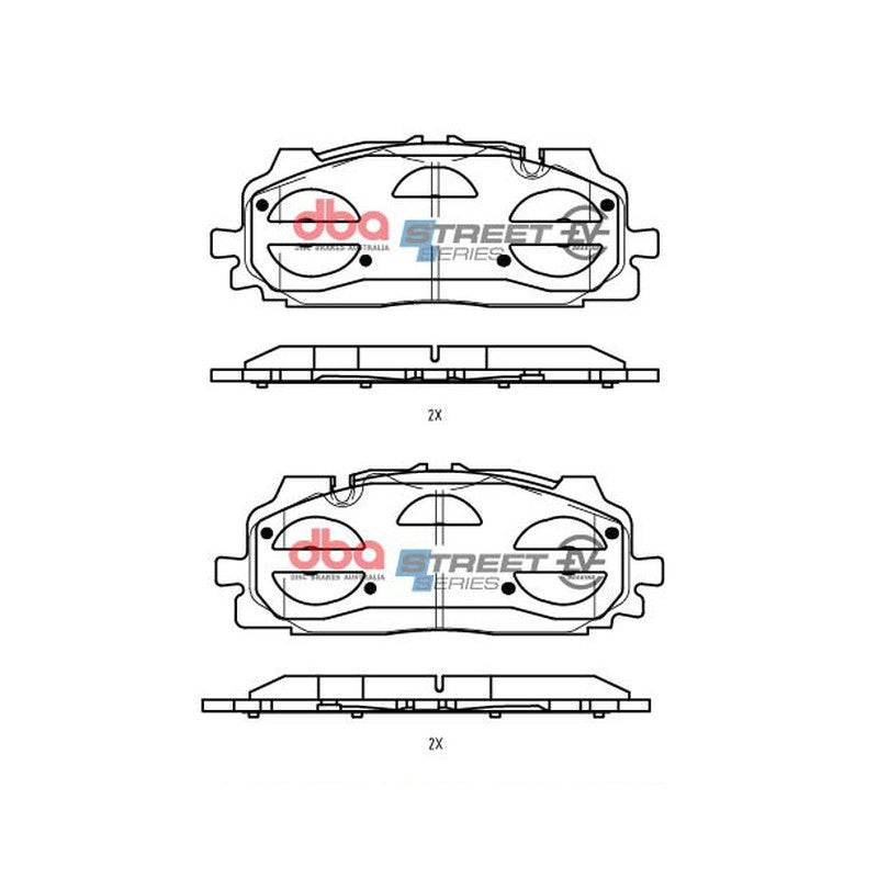 DBA Street Series Brake Pads DB15030SSEV - Front