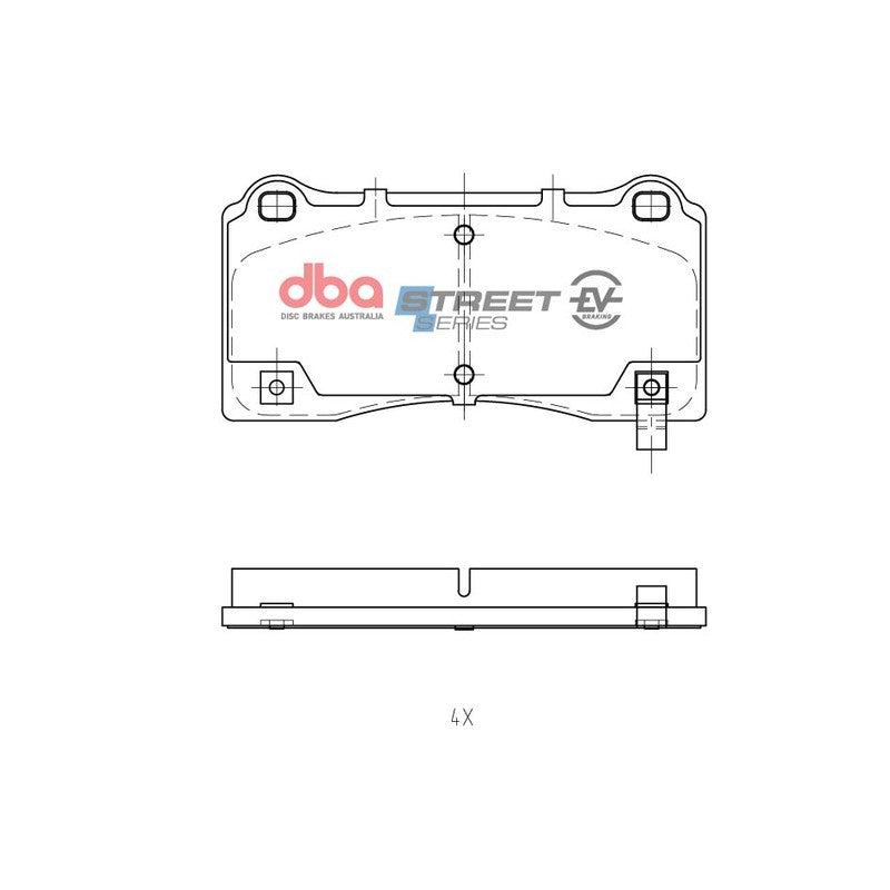 DBA Brake Pads DB15158SSEV - Front