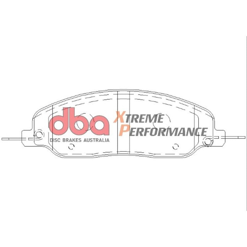 DBA Xtreme Performance Brake Pads 162.6mm x 54.8mm DB7986XP - Front