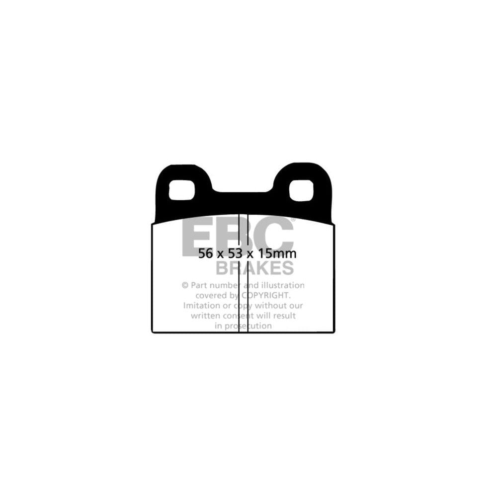 EBC Ultimax Brake Pads 56mm x 53mm DP105 - Rear