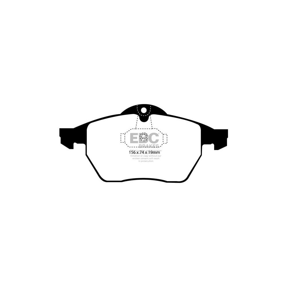 EBC Ultimax Brake Pads 156mm x 74mm DP1062 - Front