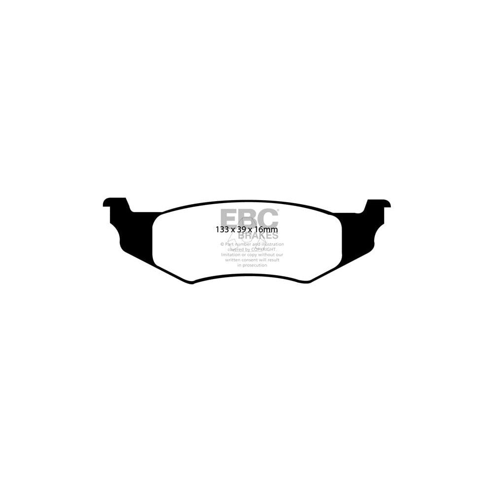 EBC Ultimax Brake Pads 133mm x 39mm DP1066 - Rear