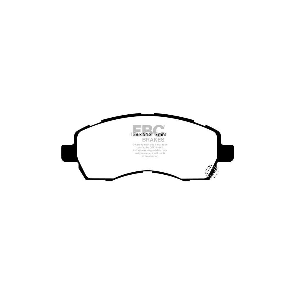 EBC Ultimax Brake Pads 138mm x 54mm DP1138 - Front