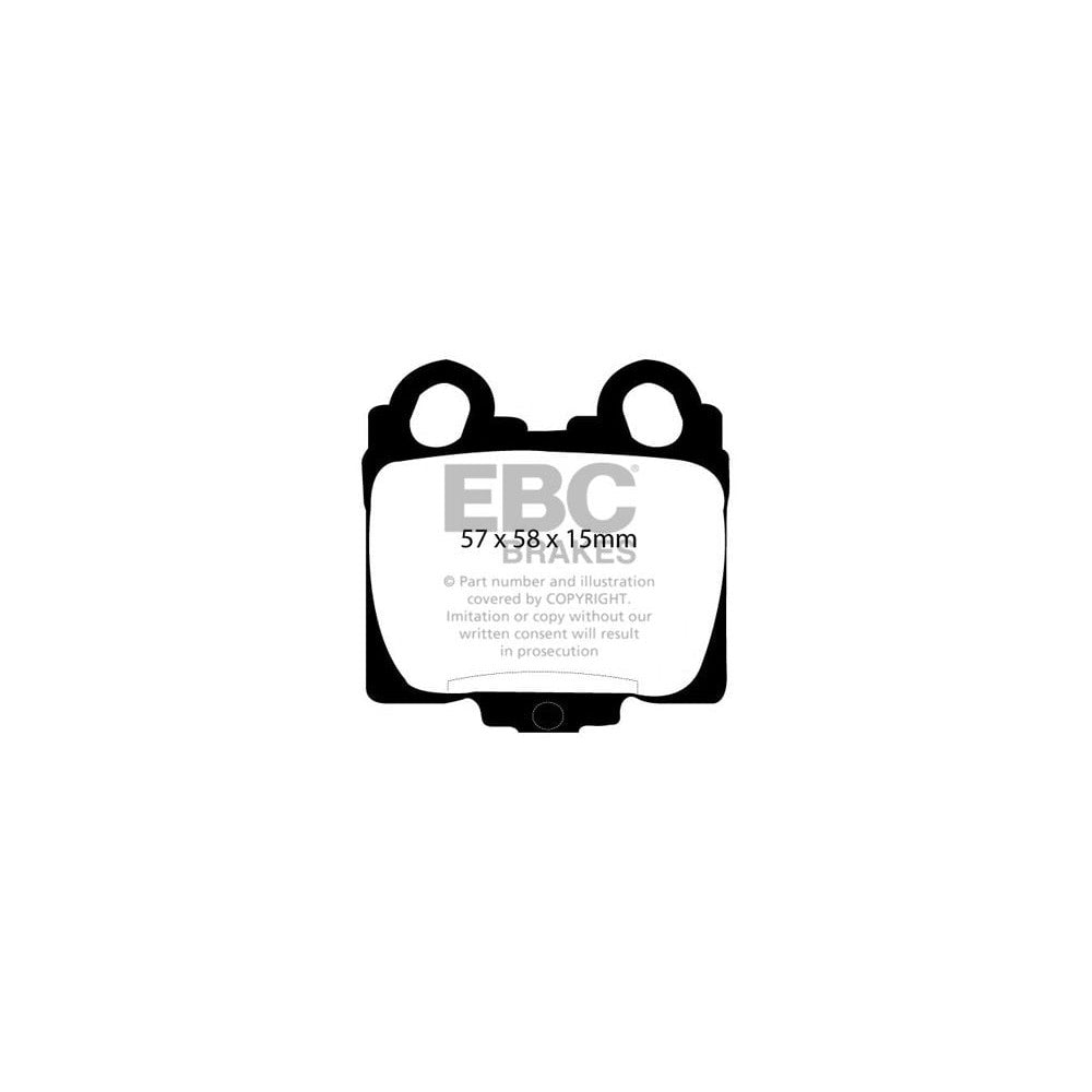 EBC Ultimax Brake Pads 57mm x 58mm DP1224 - Rear