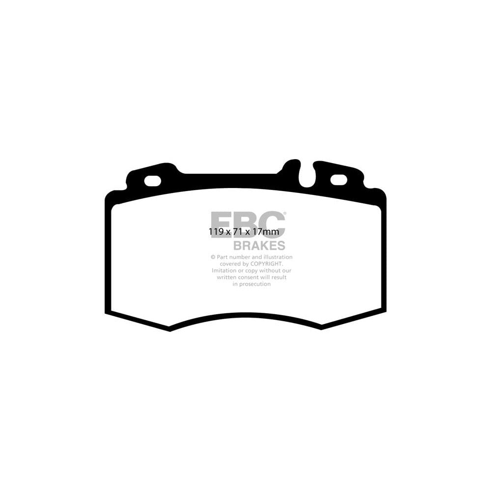 EBC Ultimax Brake Pads 119mm x 71mm DP1363 - Front