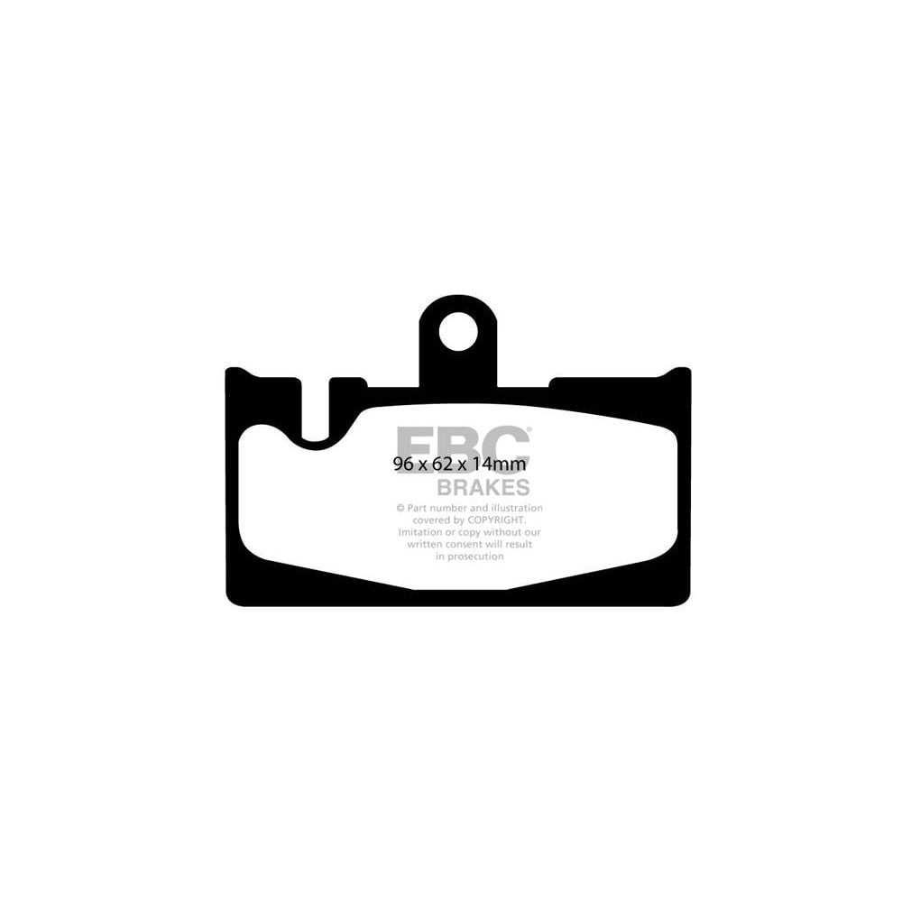 EBC Greenstuff 6000 Brake Pads 96mm x 62mm DP61397 - Rear