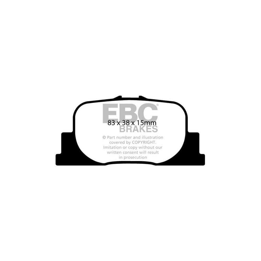EBC Ultimax Brake Pads 83mm x 38mm DP1456 - Rear