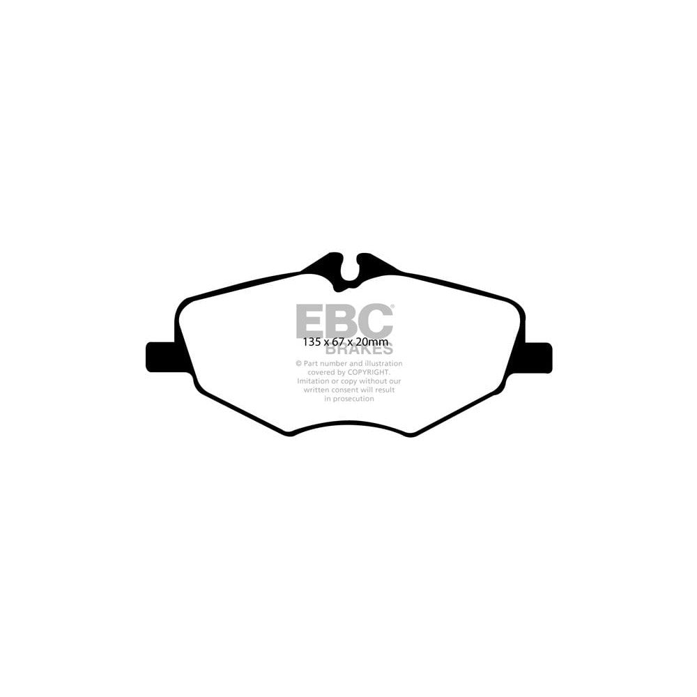 EBC Ultimax Brake Pads 135mm x 67mm DP1488 - Front
