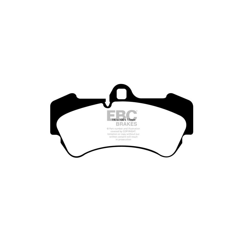 EBC Bluestuff NDX Brake Pads 190mm x 100mm DP51521NDX - Front