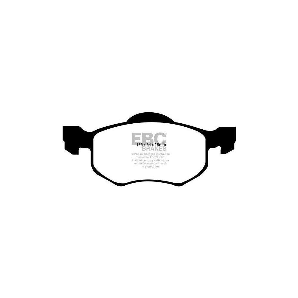EBC Ultimax Brake Pads 156mm x 64mm DP1616 - Front