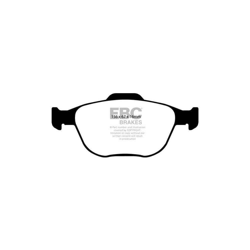 EBC Ultimax Brake Pads 156mm x 67mm DP1641 - Front