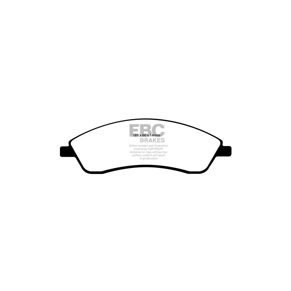 EBC Ultimax Brake Pads 181mm x 60mm DP1692 - Front