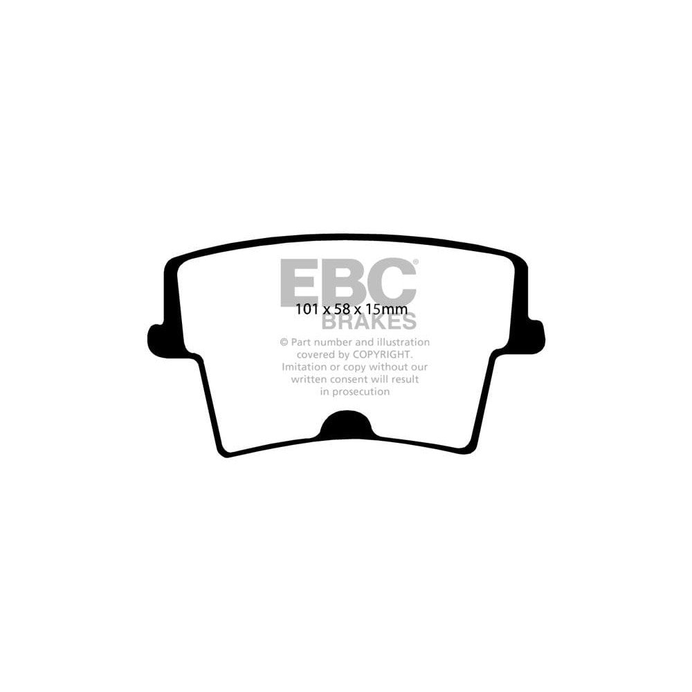 EBC Ultimax Brake Pads 101mm x 58mm DP1722/2 - Rear