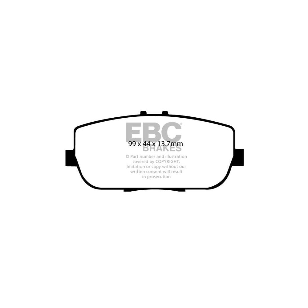 EBC Ultimax Brake Pads 99mm x 44mm DP1775 - Rear