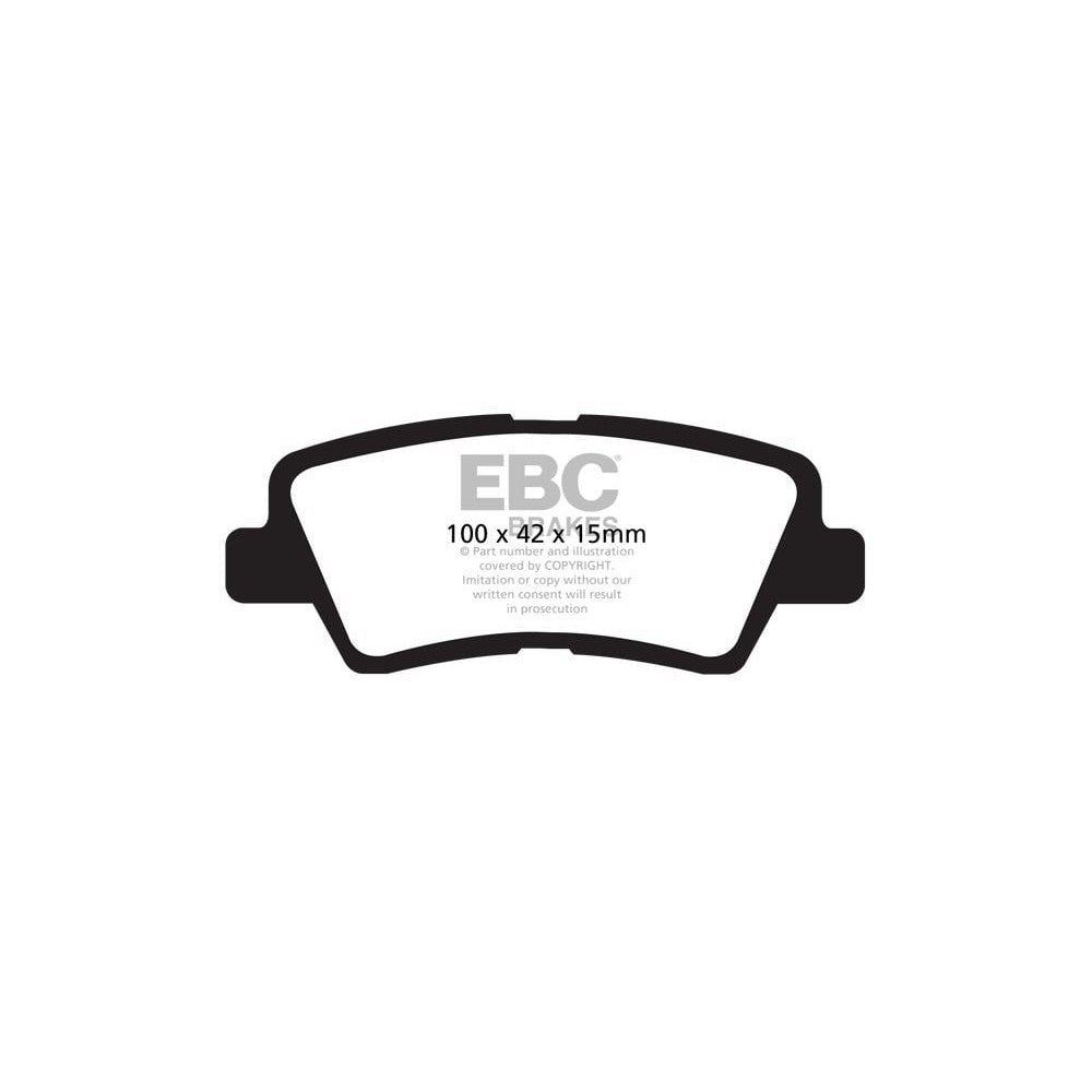 EBC Ultimax Brake Pads 100mm x 42mm DP1875 - Rear
