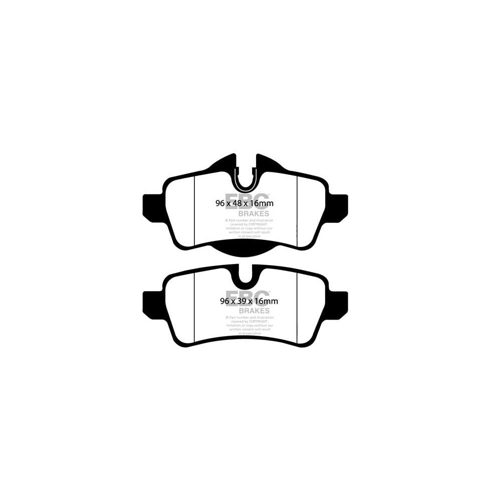 EBC Ultimax Brake Pads 96mm x 39mm DP1931 - Rear