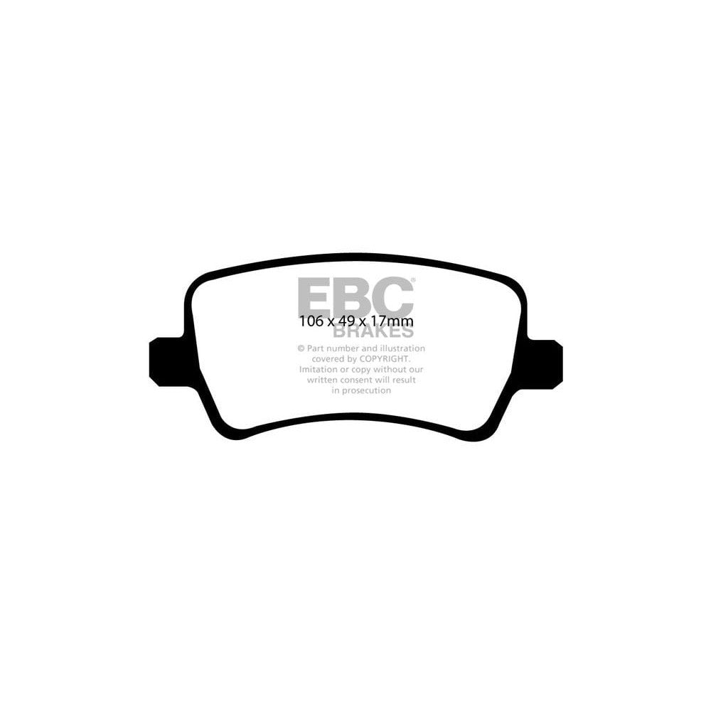 EBC Ultimax Brake Pads 106mm x 49mm DP1934 - Rear