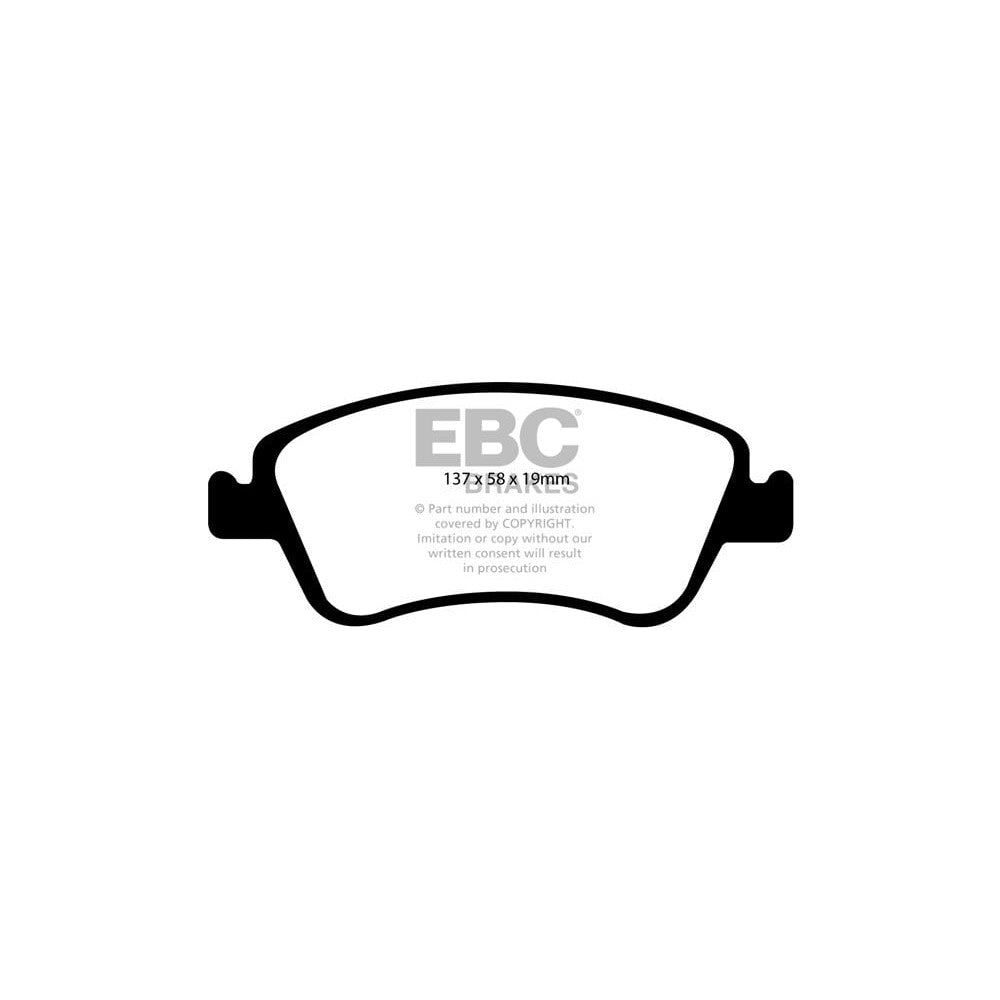 EBC Ultimax Brake Pads 137mm x 58mm DP1948 - Front
