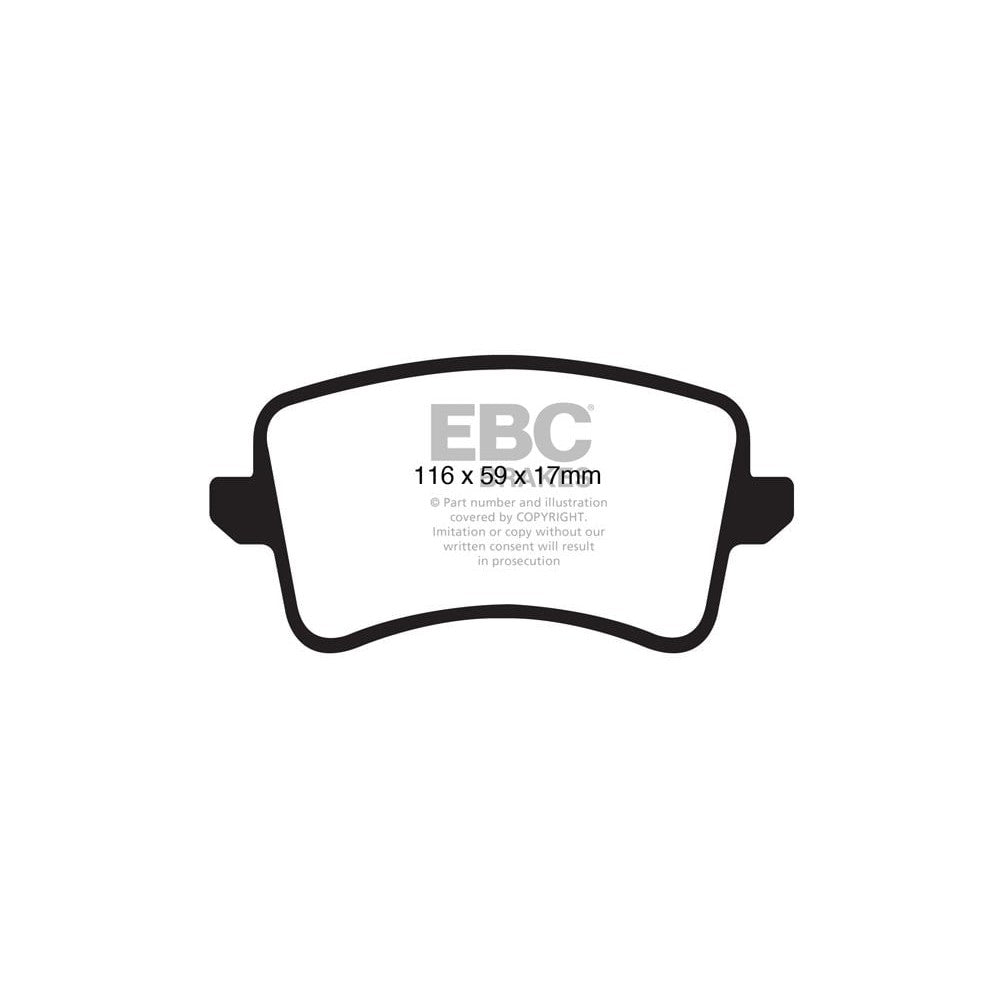 EBC Ultimax Brake Pads 116mm x 59mm DP1988 - Rear
