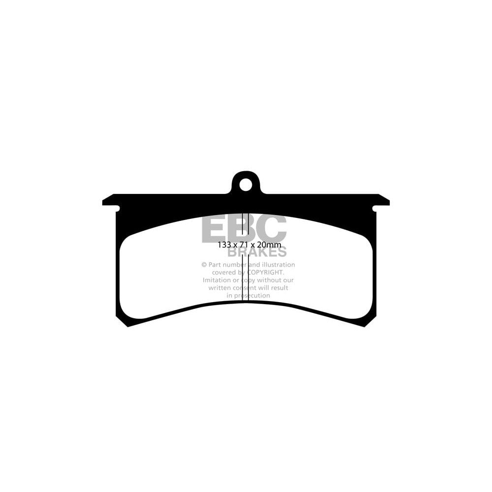 EBC Greenstuff 2000 Brake 133mm x 71mm DP2007 - Rear
