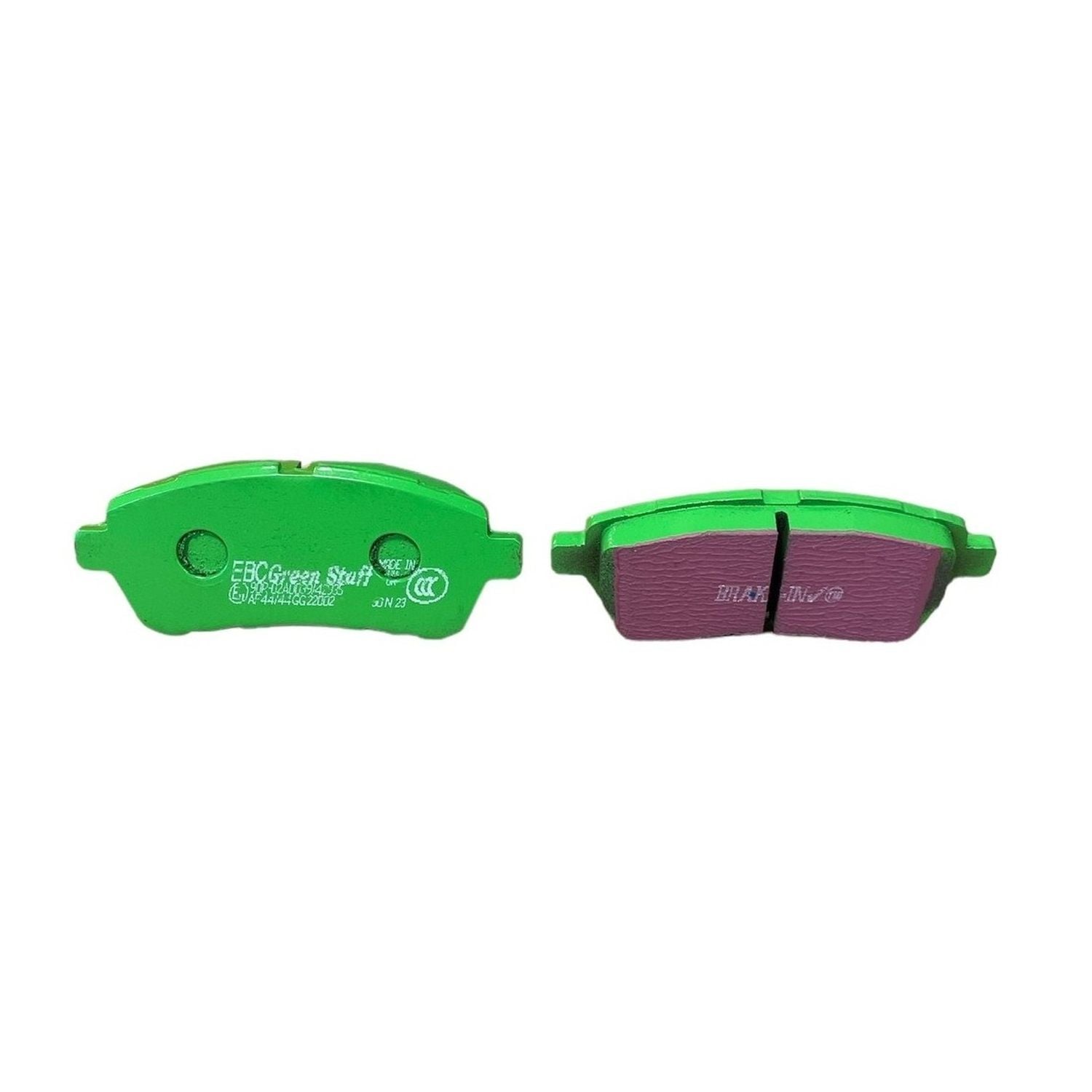 EBC Greenstuff 2000 Brake Pads 125mm x 52mm DP22002 - Front