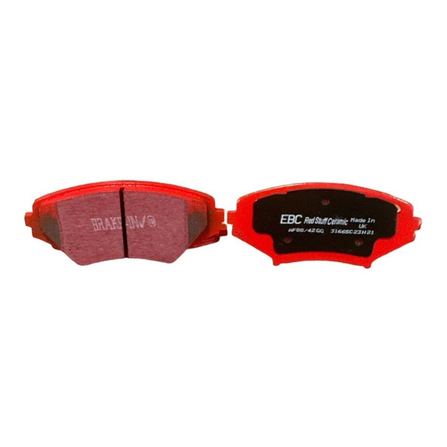 EBC Redstuff Brake Pads 140mm x 62mm DP31665C - Front
