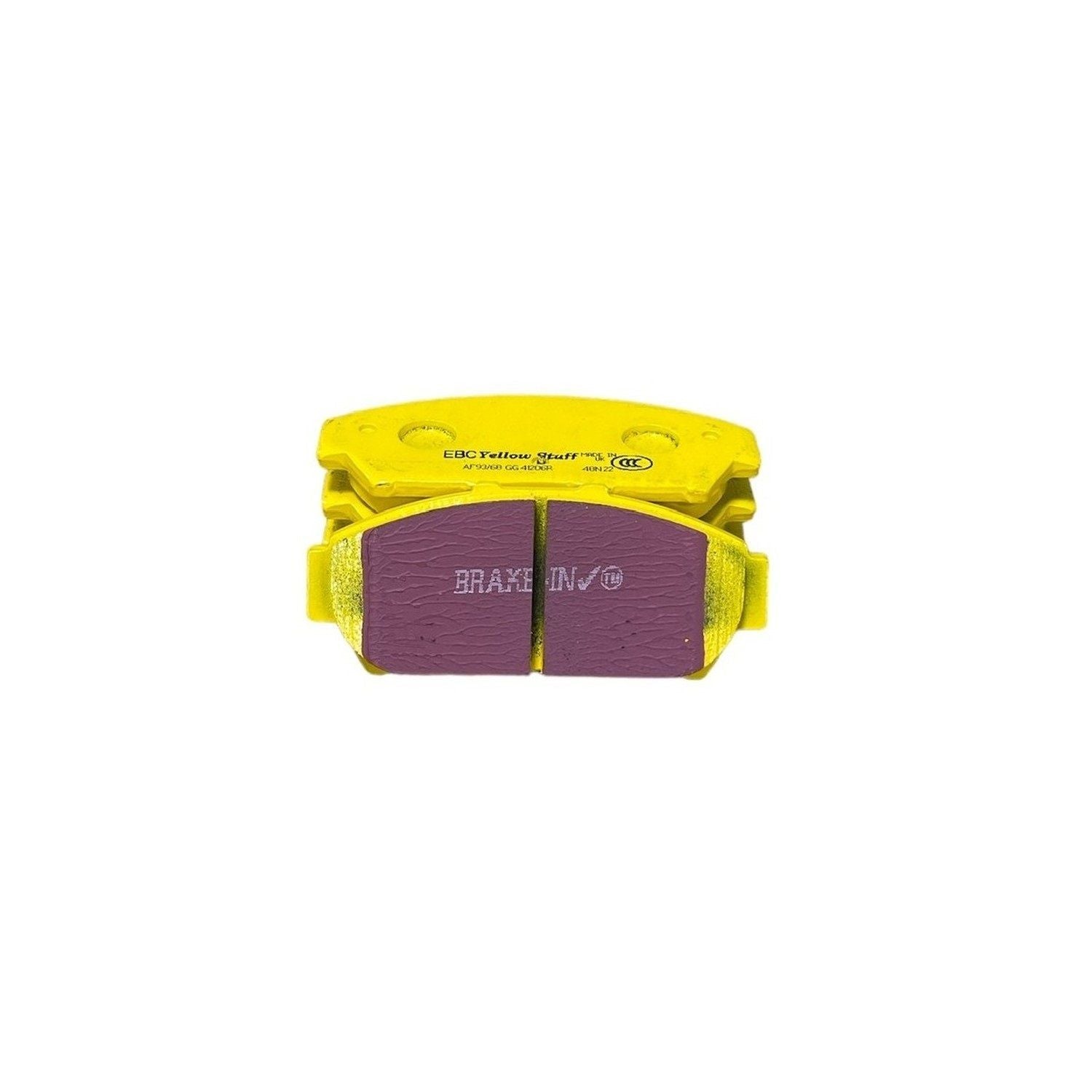 EBC Yellowstuff Brake Pads 129mm x 55mm DP41206R - Front