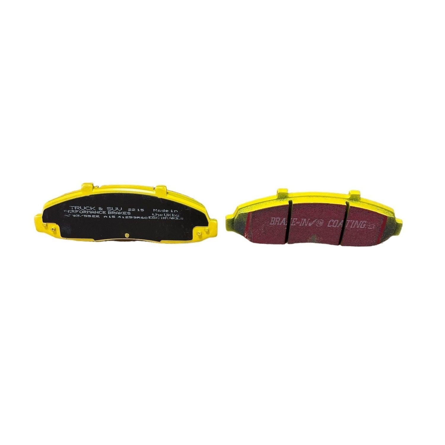 EBC Yellowstuff Brake Pads 166mm x 57mm DP41259R - Front