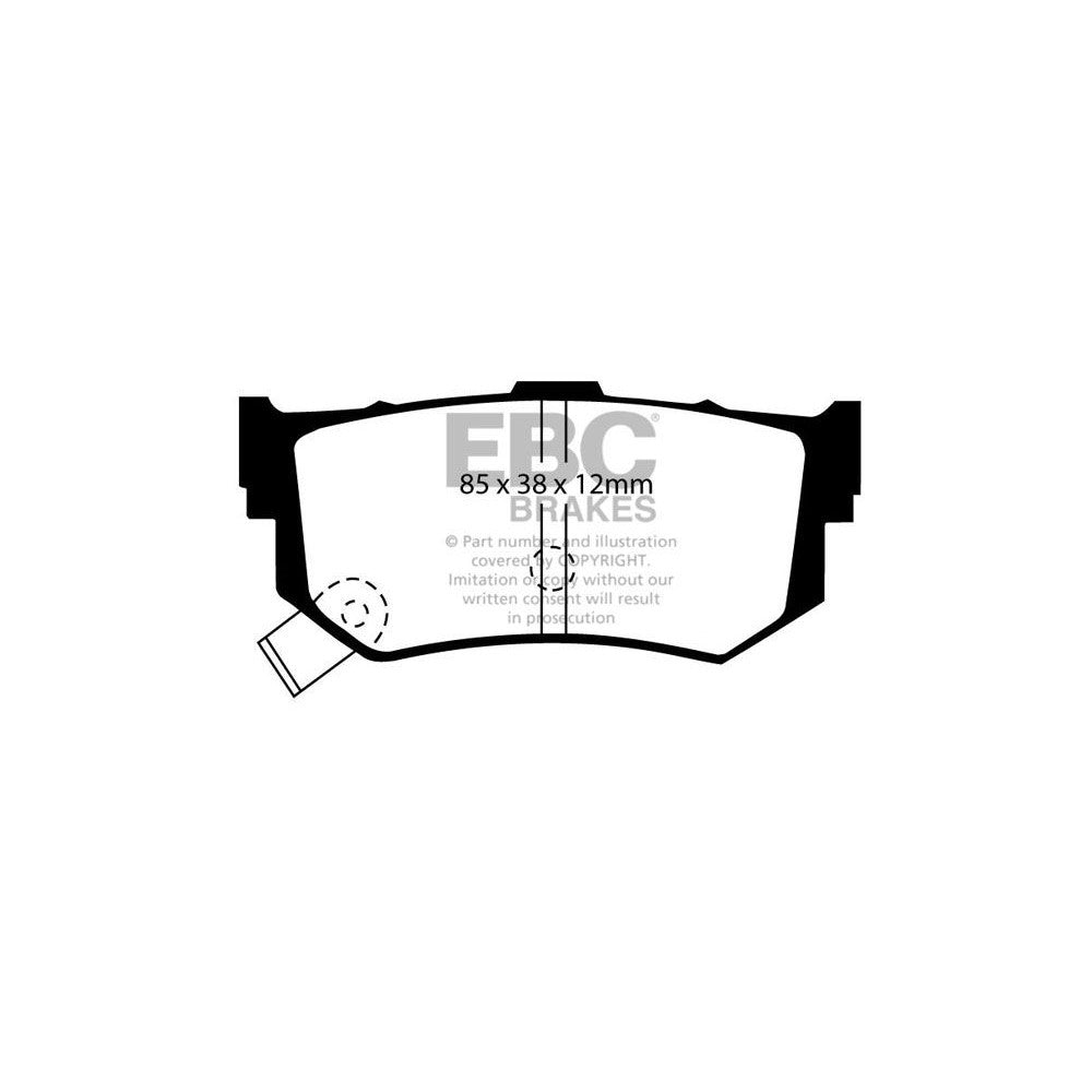 EBC Ultimax Brake Pads 85mm x 38mm DP514/2 - Rear